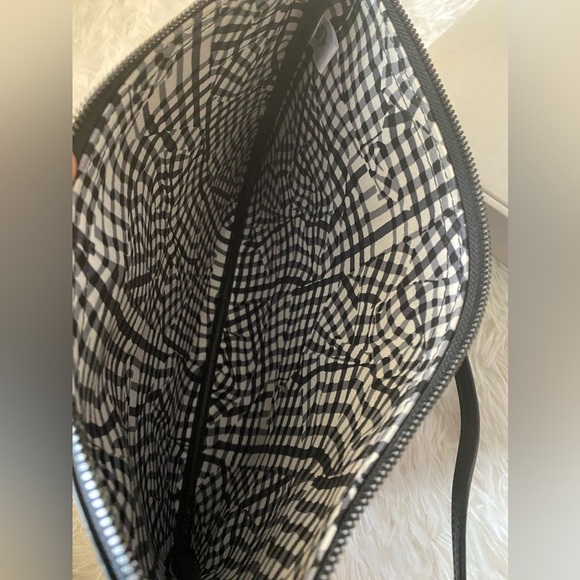 MCM Liz Pochette Black Grey Visetos Logo Monogram Print - Picture 12 of 16